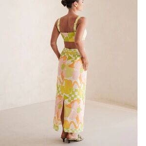 SABO - Everett Dress - Checker Floral. Size Small NWT